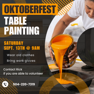 Work Party - Table Painting